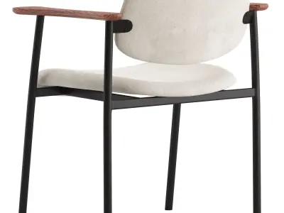 CB2 Warren Chair 3D model
