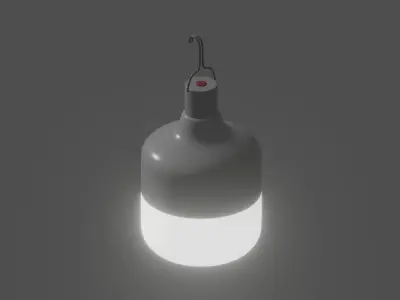 Portable Led Lamp 3D model