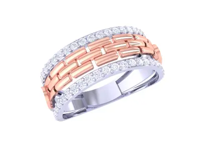 Women Ring  Render 3dm STL OBJ FBX Details 3D print model 139