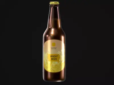 Wheat Beer 3D model