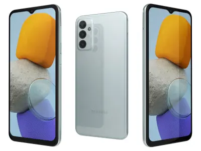 Samsung Galaxy M23 Deep Green And Light Blue 3D model