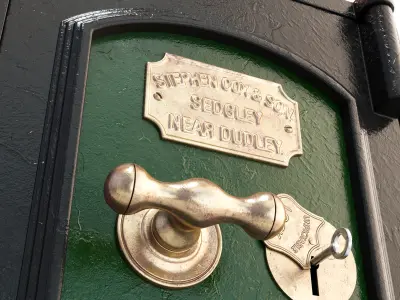 Vintage Floor Safe 3D model