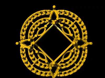  Tops earrings   Free 3D print model