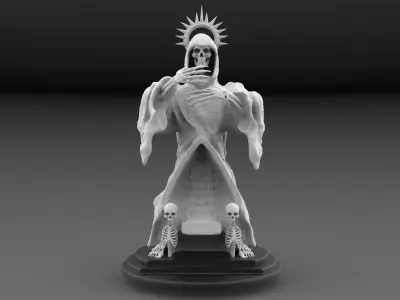 Throne for Modelism scenaries Warhammer40k Fan Made 3D print model