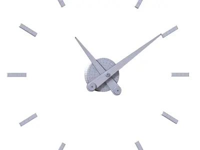 NOMON Puntos Suspensivos Clock Low-poly 3D model