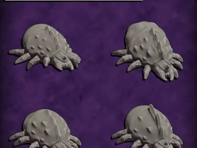 Space Bug Swarmers 3D print model