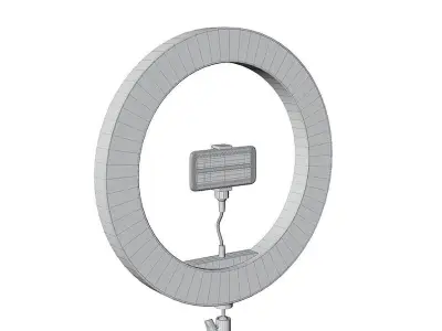 Selfie Lamp BLENDER 3D Model Cycles 3D model