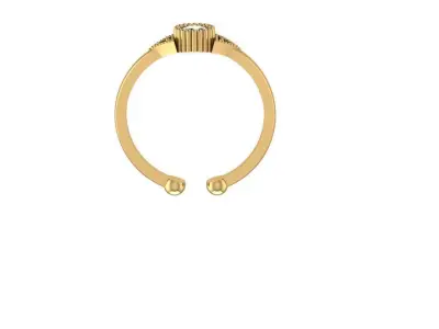 Ring - Gold - Silver 3D print model