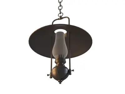 Metal Vintage Lamp 3D model