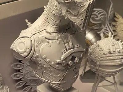 C5X Recon Bust 3D print model