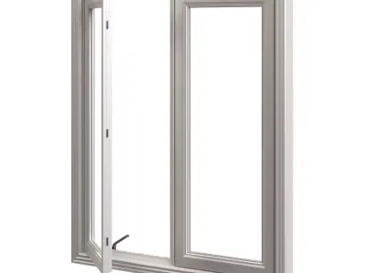 Casement Window PBR 3D model