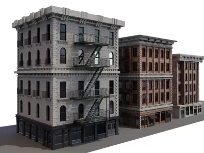 Apartments New York 3D model