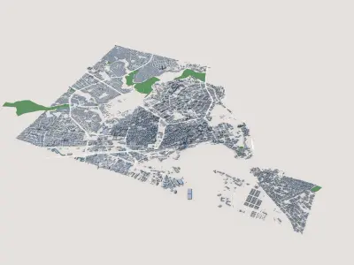 Dar es Salaam City Tanzania 3D model