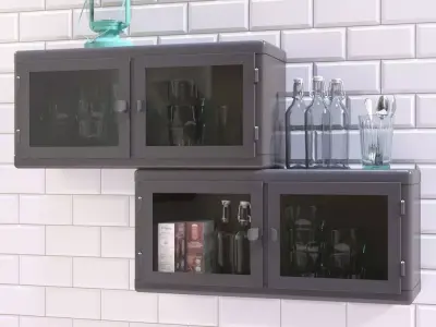 RASKOG Wall cabinet 3D model