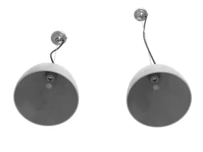 Concrete Pendant Lamp Free 3D model