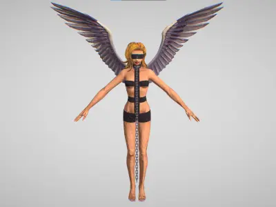 Angel - Shin Megami Tensei Liberation Dx2 - Plus Animations Low-poly 3D model