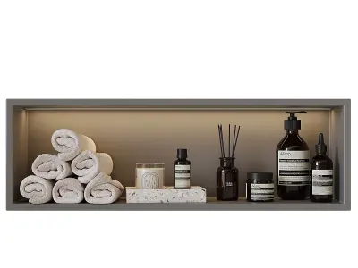 Shelf above the toilet 3D model