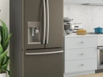 Smart Energy Star Refrigerator - 2 colour 3D model
