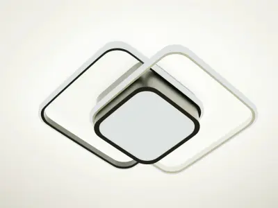 Lighting LED chandelier for the room and corridor 1 3D model