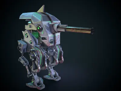 Fatal Destroyer Low-poly 3D model