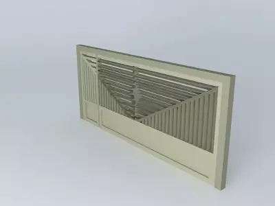 gate radiator grille Free 3D model
