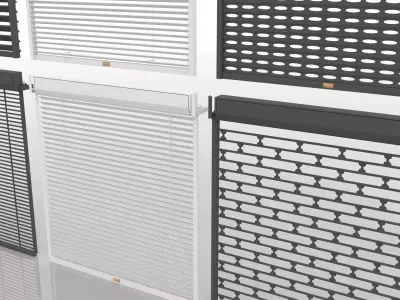 Metal Door Roller Shutter 3D model