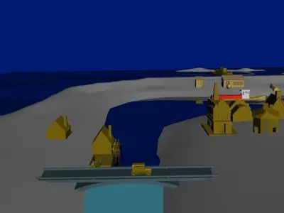 Lovecraft Innsmout Low-poly 3D model