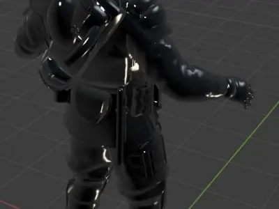 High Quality Shaolin Soldier 3D model