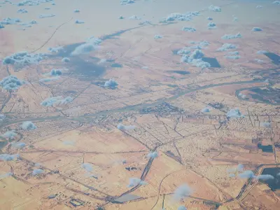 Ahvaz Iran City Landscape 3D Model 3D model