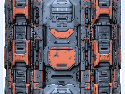 Sci-FI Seamless Texture Texture