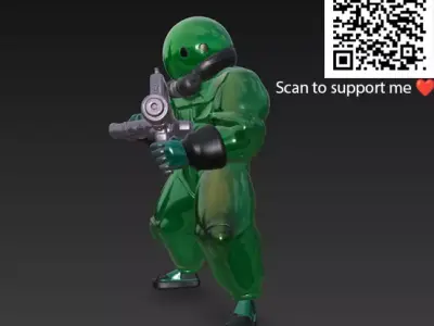 Viscous from Deadlock 3D model