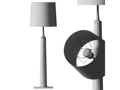 Alexander Lamont - Demi Monde Floor Lamp 3D model