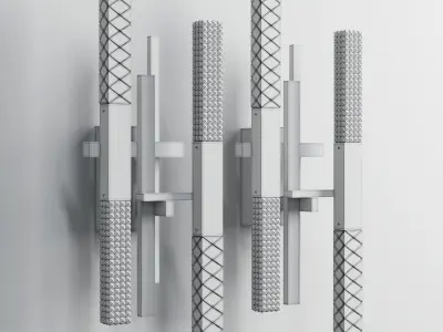 contardi mikado chandelier wall light Low-poly 3D model