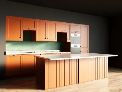 88-Kitchen4 matte 8 3D model