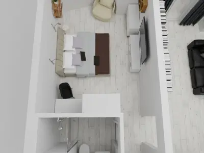 Apartment Floor Plan Free 3D model