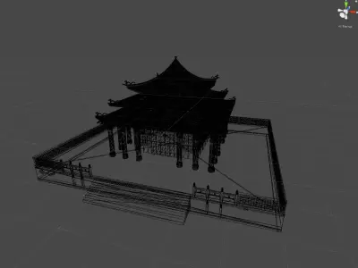 WanChynTing chinese pagoda 3D model