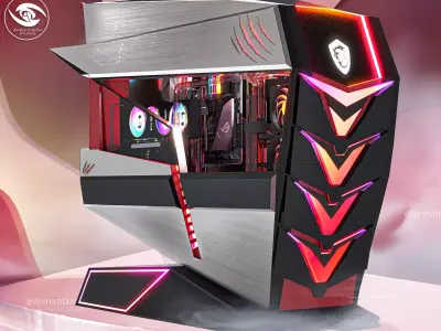 Pc Msi Case Model  3D model