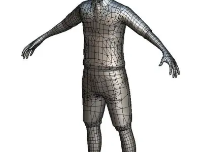 Cartoon Low Poly Style Avatar 015 Low-poly 3D model