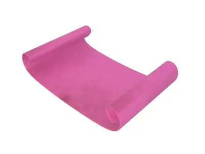 Scroll Paper v1 013 Low-poly 3D model