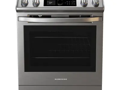 Samsung Kitchen Appliances Set 01 Low-poly 3D model