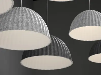 Muuto Under The Bell Pendant Lamp 55-82cm 3D model