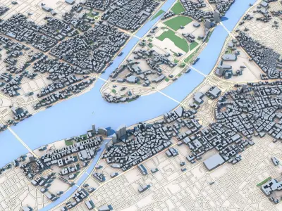 Cairo City Egypt 3D model