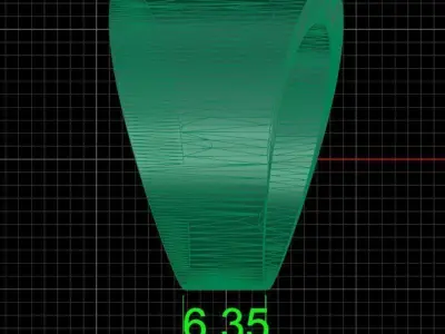 Jewelry ring 223 3D print model