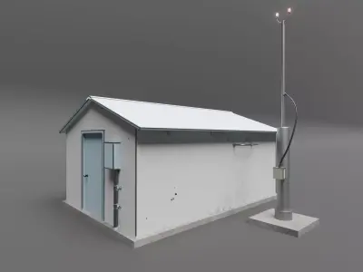 building06 Low-poly 3D model