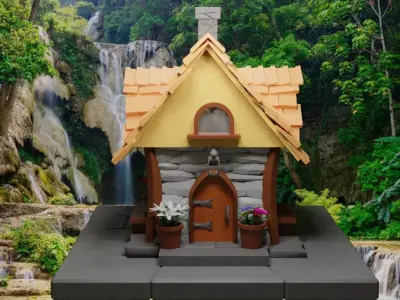 Fairytale house 3D model