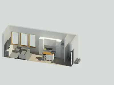 Studio Plan  3D model