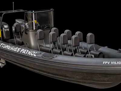  RHIB Patrol Inflatable Boat Ribcraft 7 PBR 