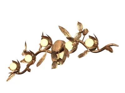 Trillium Sconce 3D model