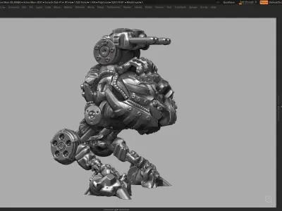 robot battle a08 3d print model  3D print model