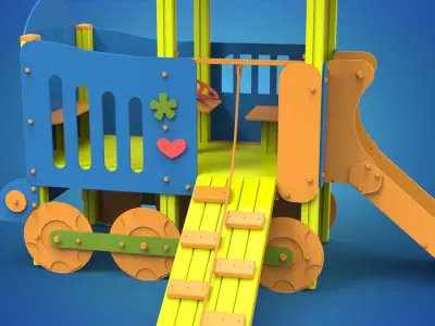 Playground for kids  3D model purchase
